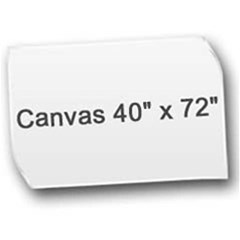 Canvas 40  x 72 