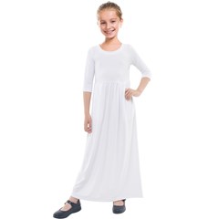 Kids  Quarter Sleeve Maxi Dress