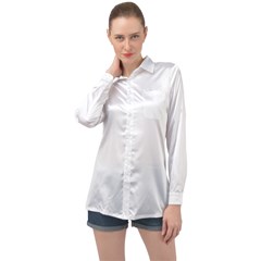 Long Sleeve Satin Shirt