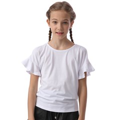 Kids  Cut Out Flutter Sleeves