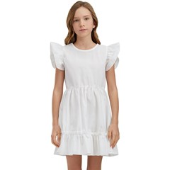 Kids  Winged Sleeve Dress