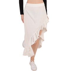 Asymmetrical Ruffle Hem Skirt 