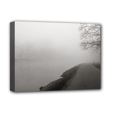 Foggy Morning, Oxford Deluxe Canvas 16  X 12  (stretched) 