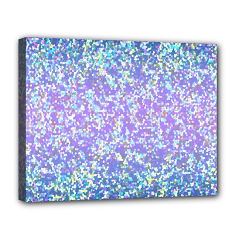 Glitter2 Canvas 14  X 11  (framed) by MedusArt