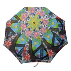 Prague Graffiti Folding Umbrella by StuffOrSomething