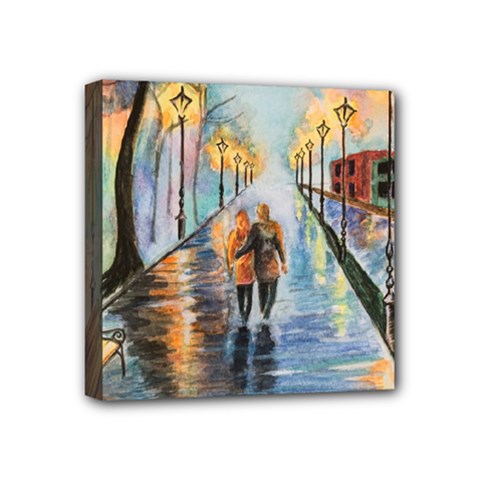 Just The Two Of Us Mini Canvas 4  X 4  (framed) by TonyaButcher