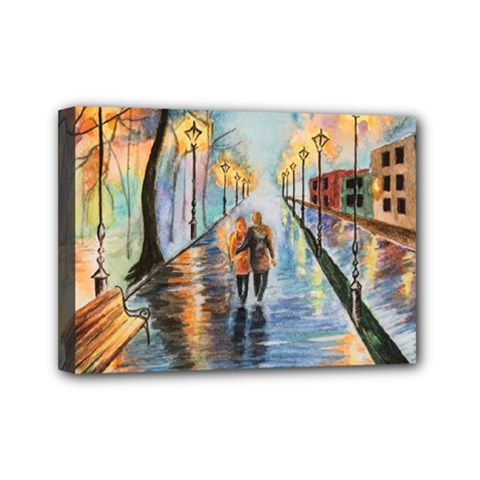 Just The Two Of Us Mini Canvas 7  X 5  (framed) by TonyaButcher