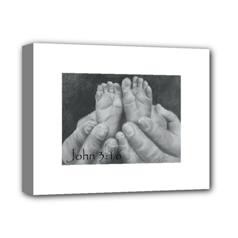 John 3:16 Deluxe Canvas 14  X 11  (framed) by TonyaButcher