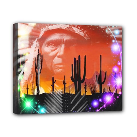 Ghost Dance Canvas 10  X 8  (framed) by icarusismartdesigns