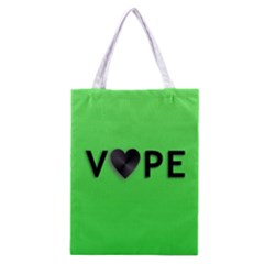 Vape Heart All Over Print Classic Tote Bag by OCDesignss