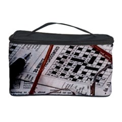 Crossword Genius Cosmetic Storage Case by StuffOrSomething