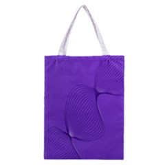 Twisted Purple Pain Signals Classic Tote Bag by FunWithFibro