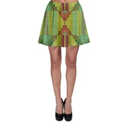 Tribal Shapes Skater Skirt by LalyLauraFLM