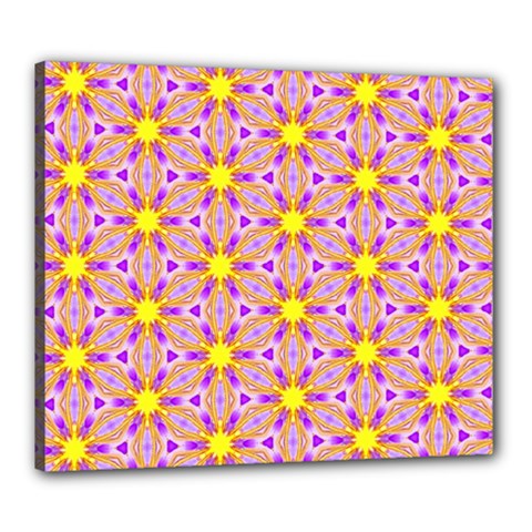 Cute Pretty Elegant Pattern Canvas 24  X 20  (framed) by GardenOfOphir