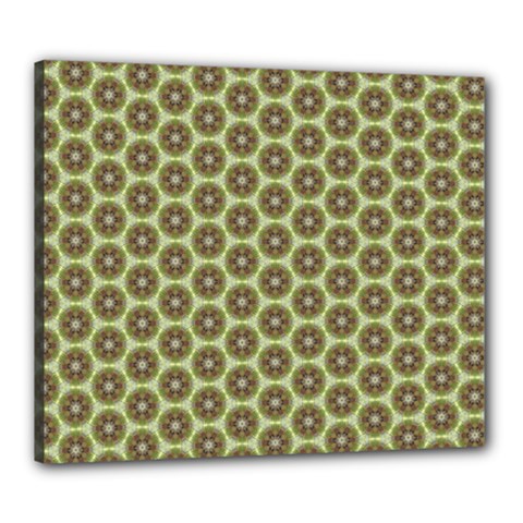 Cute Pretty Elegant Pattern Canvas 24  X 20  (framed) by GardenOfOphir