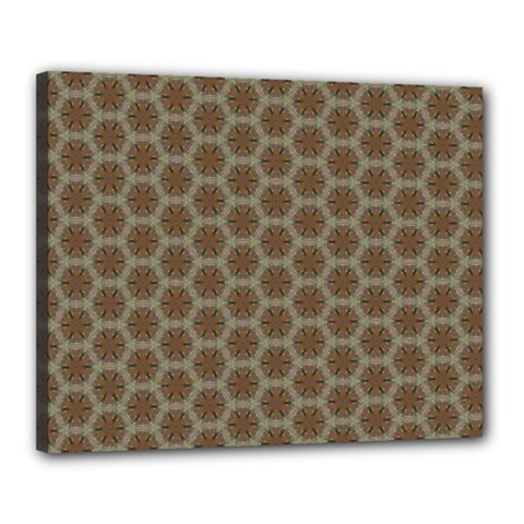 Cute Pretty Elegant Pattern Canvas 20  X 16  (framed)