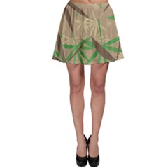 Leaves Skater Skirt by LalyLauraFLM