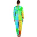 Colorful gradient shapes Hooded OnePiece Jumpsuit View2