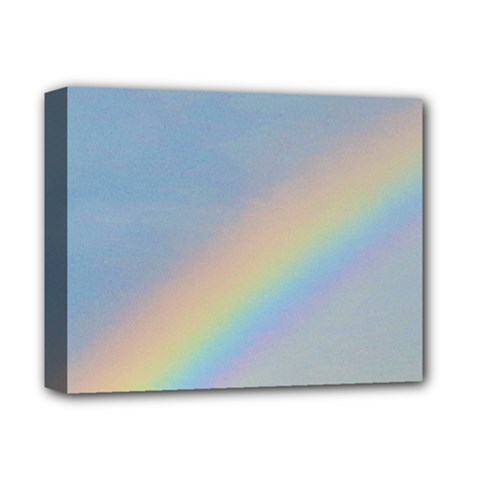 Rainbow Deluxe Canvas 14  X 11  (framed) by yoursparklingshop