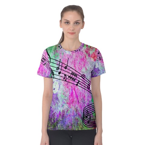 Abstract Music 2 Women s Cotton Tees by ImpressiveMoments