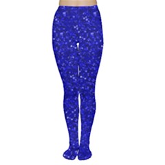 Sparkling Glitter Inky Blue Women s Tights by ImpressiveMoments