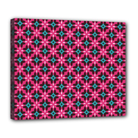 Cute Pretty Elegant Pattern Deluxe Canvas 24  X 20  