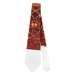 Decorative Cllef With Floral Elements Neckties (two Side)  by FantasyWorld7