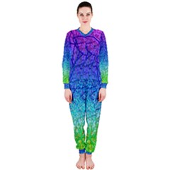 Grunge Art Abstract G57 Onepiece Jumpsuit (ladies)  by MedusArt