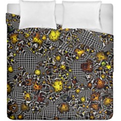 Sci Fi Fantasy Cosmos Yellow Duvet Cover (king Size) by ImpressiveMoments