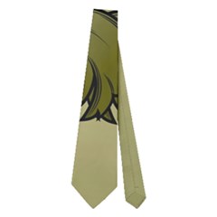 Decorative Clef With Damask In Soft Green Neckties (two Side)  by FantasyWorld7