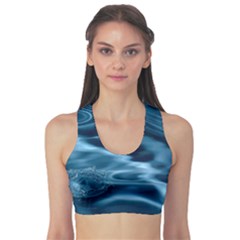 Water Ripples 1 Sports Bra