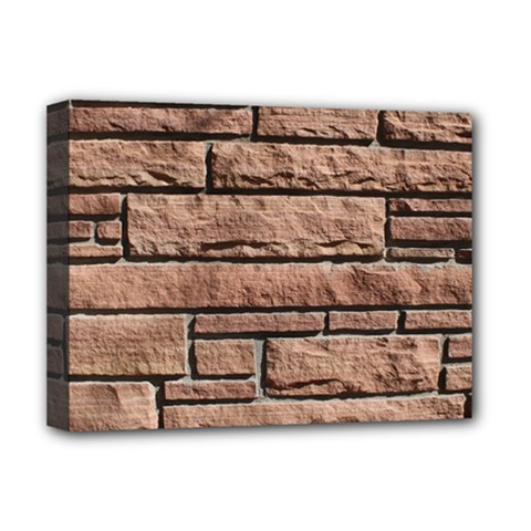 Sandstone Brick Deluxe Canvas 16  X 12  