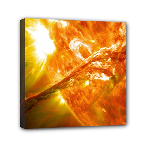 Solar Flare 2 Mini Canvas 6  X 6  by trendistuff