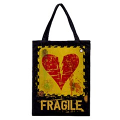 Fragile Heart Classic Tote Bag by typewriter