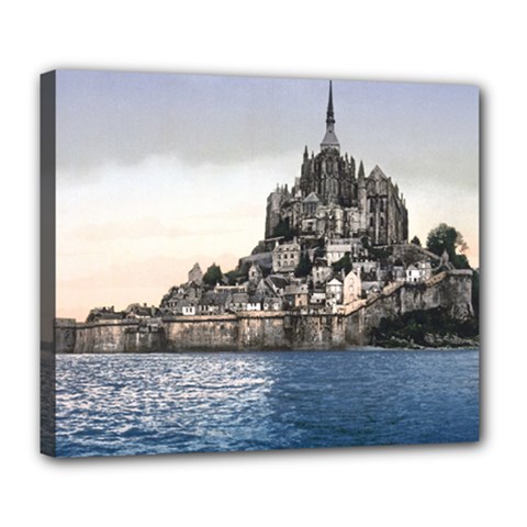 Le Mont St Michel 2 Deluxe Canvas 24  X 20  