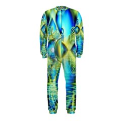 Crystal Lime Turquoise Heart Of Love, Abstract Onepiece Jumpsuit (kids) by DianeClancy