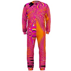 Magenta Boardwalk Carnival, Abstract Ocean Shimmer Onepiece Jumpsuit (men)  by DianeClancy