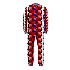 The Patriotic Flag Onepiece Jumpsuit (kids) by SugaPlumsEmporium