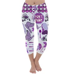 Fms Mash Up Capri Winter Leggings  by FunWithFibro