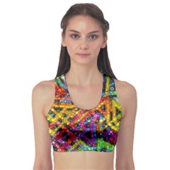 Color Play In Bubbles Sports Bra