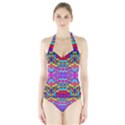 DONOVAN Women s Halter One Piece Swimsuit View1