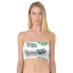 Colorful Abstraction Bandeau Top