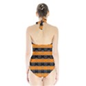 Deathrock Stripes Halter Swimsuit View2