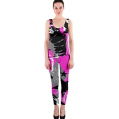 Pink Scene Kid Onepiece Catsuit by ArtistRoseanneJones