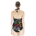 Optimistic abstraction Halter Swimsuit View2