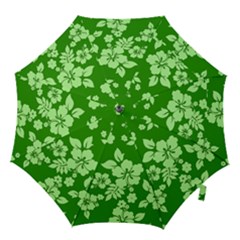 Green Hawaiian Hook Handle Umbrellas (large)