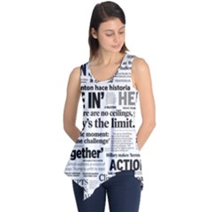 Hillary 2016 Historic Headlines Sleeveless Tunic by blueamerica