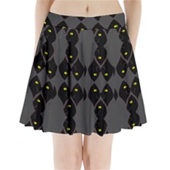 Holistic Wine Pleated Mini Skirt by MRTACPANS