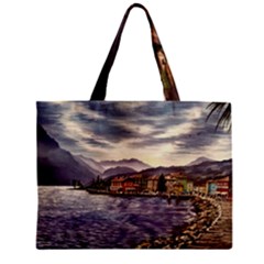 Italian Lake Garda Zipper Mini Tote Bag by ArtByThree