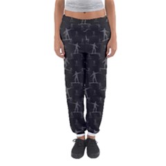 Surfing Motif Pattern Women s Jogger Sweatpants by dflcprintsclothing